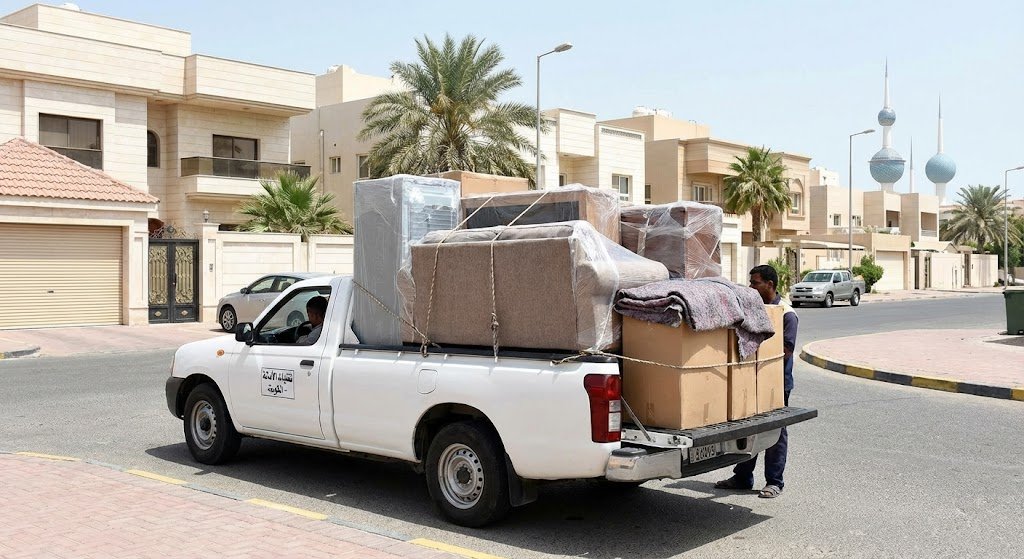 ونيت نقل عفش الكويت لنقل الأغراض والبضائع